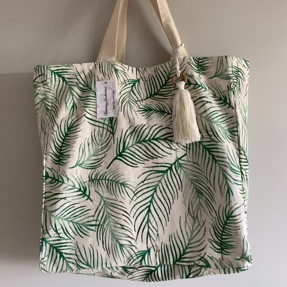 NWT | Tommy Bahama Canvas Reusable Tote | XL Size
